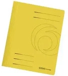 herlitz Schnellhefter DIN A4 Stabiler Manila-Karton gelb 300002960