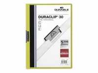 Durable Duraclip 30, Grün, Transparent, PVC, 30 Blätter, A4, 1 Stück(e)