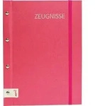 ROTH Zeugnismappe Metallium mit Buchschrauben, pink