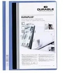 25 DURABLE Pr&auml;sentationshefter DURAPLUS blau DIN A4 &uuml;berbreit