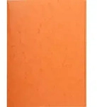 Exacompta 25x Aktenmappe +3 Klappen ohne Gummizug, Karton, A4, Orange, 56409E
