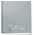 G&auml;stebuch Classic 205x240mm 144 Seiten silber