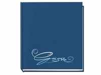 Gästebuch Classic 205x240mm 144 Seiten blau