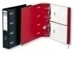 ELBA Lever Arch File with 2 Mechanisms Rado 75mm - PVC White - A4 - PVC - Wei&szlig; -