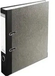 Exacompta 20x Ordner Wolkenmarmor 2Ring 50mm R&uuml;cken A4 R&uuml;cken schwarz 9044B