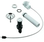 Grohe 40986SD0 Zugstangen-Ablaufgarnitur 0 edelstahl Push-Exzenter f&uuml;r K&uuml;chensp