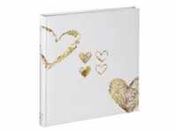 Hama Buch-Album Lazise, 29x32 cm, 50 weiße Seiten, Gold290 x 320 mm - Gold; Weiß