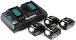 Makita DHR 281 PG4J Brushless Akku Bohrhammer 28 mm 2x 18 V f&uuml;r SDS-PLUS mit