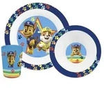 p:os Fr&uuml;hst&uuml;cksset Paw Patrol (Teller, Schale Trinkglas) 3teilig, blau, 3-teilig (1