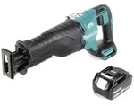 Makita DJR 187 T1 Akku Recipros&auml;ge 18 V Brushless S&auml;bels&auml;ge + 1x 5,0 Ah Akku...