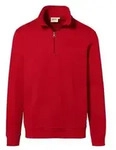 Hakro Zip-Sweatshirt Premium 451-02 rot Gr. L