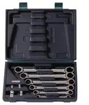 KS Tools 503.4560 GEARplus Doppel-Ratschenringschl&uuml;ssel-Satz, 10-tlg. 8-19mm