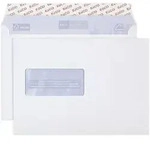 Briefumschl&auml;ge Proclima Box C5 wei&szlig; Haftklebung Fenster links Innendruck 100 g/qm