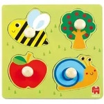 Goula 53010 Holzpuzzle Garten 4 Teile