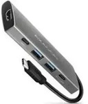 AXAGON HMC-5G2 - USB 3.2 Gen 2 (3.1 Gen 2) Type-C - 60 W - Grau - 4K Ultra HD -