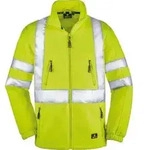 Warnfleecejacke Seattle, leuchtgelb,Gr.2XL