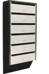 DEPOT 6 SILVER / BLACK Zyl.schloss m. 2 Schl.