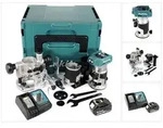 Makita DRT 50 RT1J X2 18 V Li-Ion Akku Brushless Multifunktionsfr&auml;se im Makpac...