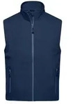 Men's Softshell Vest Modische Softshellweste blau, Gr. S