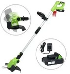vidaXL Teleskop-Rasentrimmer mit Akkupack 20 V 1500 mAh Li-Ionen