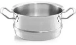 Fissler 084-788-20-000/0, Edelstahl, Rund, Gas, Induktion, Edelstahl, Edelstahl,