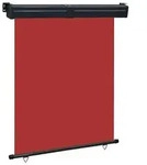 vidaXL Balkon-Seitenmarkise 145x250 cm Rot