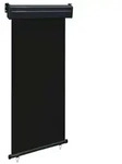 vidaXL Balkon-Seitenmarkise 105x250 cm Schwarz