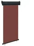 vidaXL Balkon-Seitenmarkise 105x250 cm Braun