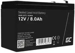 Green Cell USV-Akku - 1 x Batterie - Bleis&auml;ure - 8 Ah - Schwarz