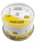 Maxell CD-R 80 Inkjet white, Cake 50