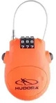Hudora Kabelschloss Orange Zahlenschloss
