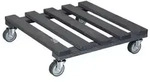 Wagner design yourself Pflanzenroller GH 0412 Holz anthrazit quadratisch 38.0 x 9.5