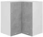 vidaXL Eckh&auml;ngeschrank Lyon Betongrau 57x57x60 cm Holzwerkstoff