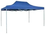 vidaXL Profi-Partyzelt Faltbar 3x4 m Stahl Blau
