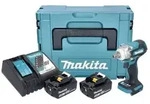 "Makita DTW 301 RTJ Akku Schlagschrauber 18 V 330 Nm 1/2" Brushless + 2x Akku...