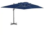 vidaXL Ampelschirm mit Aluminium-Mast 4x3 m Azurblau