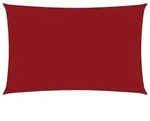 vidaXL Sonnensegel Oxford-Gewebe Rechteckig 2x5 m Rot