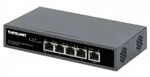 INTELLINET PoE-Powered 5-Port Gigabit Switch mit PoE-Passthrough