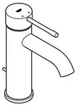 GROHE Einhand-Waschtischbatterie Essence 24171_1 S-Size chrom