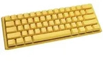 Ducky One 3 Yellow Mini Kabelgebunden Gaming-Tastatur, Tastatur Deutsch, QWERTZ Gelb