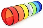 KnorrToys Regenbogen Kindertunnel Spieltunnel Krabbeltunnel Mehrfarbig Spielzeug 180