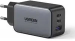 UGREEN USB-A+2xUSB-C 65W GaN Tech Fast Wall Charger EU Black (10335)