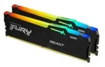 Kingston FURY Beast RGB PC-Arbeitsspeicher Kit DDR5 32 GB 2 x 16 GB Non-ECC 5200 MHz
