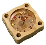 3261 - Tiroler Roulette, Bambus,Brettspiel aus Holz, ab 2 Spieler, ab 6 Jahre