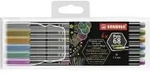 Premium-Filzstift Pen 68 metallic 1,4mm (M) Etui VE=6 Farben