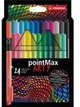 STABILO Fasermaler pointMax ARTY, 24er Kartonetui