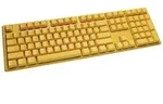 Ducky One 3 Yellow Kabelgebunden Gaming-Tastatur, Tastatur Deutsch, QWERTZ Gelb