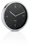 Wanduhr,Funk,arabische Zahlen/Striche,Ziffernblatt schwarz,&Oslash; 305mm,Geh&auml;use