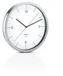 Wanduhr,Funk,arabische Zahlen/Striche,Ziffernblatt wei&szlig;,&Oslash; 305mm,Geh&auml;use