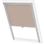 vidaXL Verdunkelungsrollo Beige SK08